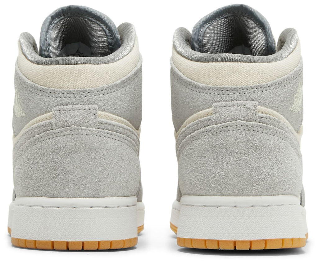 [DN4346-100] GRADE SCHOOL AIR JORDAN RETRO 1 MID SE 'COCONUT MILK PARTICLE GREY' (GS)