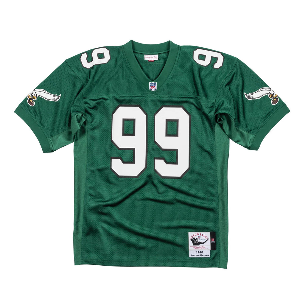 Mens Mitchell & Ness NFL DARK JERSEY EAGLES 1991 JEROME BROWN