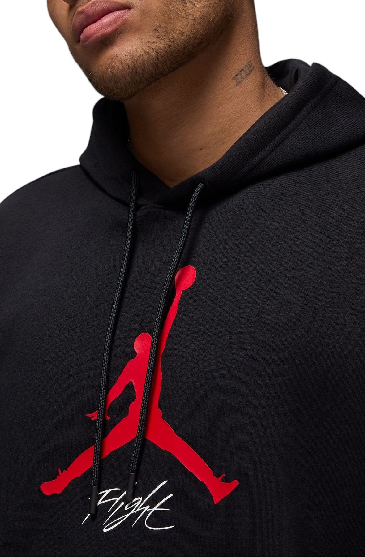 [FD7545-013] MENS AIR JORDAN ESSENTIALS FLEECE HOODIE BLACK SWEATSHIRTS