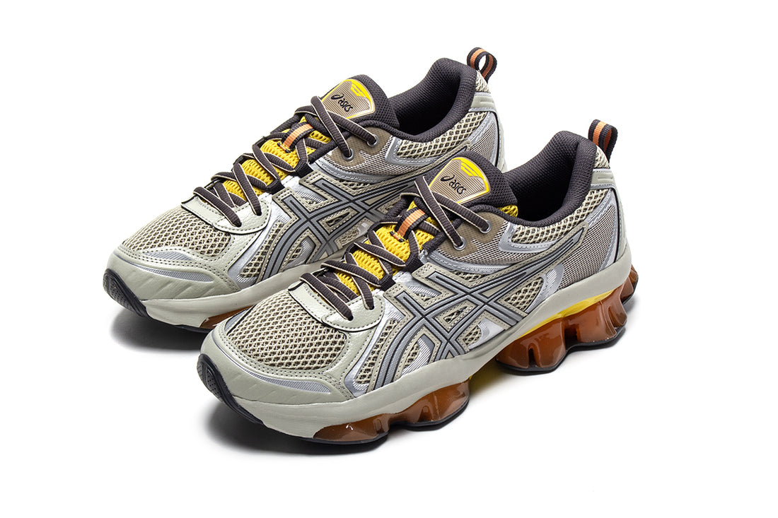 [1203A270-026] MENS ASICS GEL-QUANTUM KINETIC 'FOSSIL PURE SILVER'