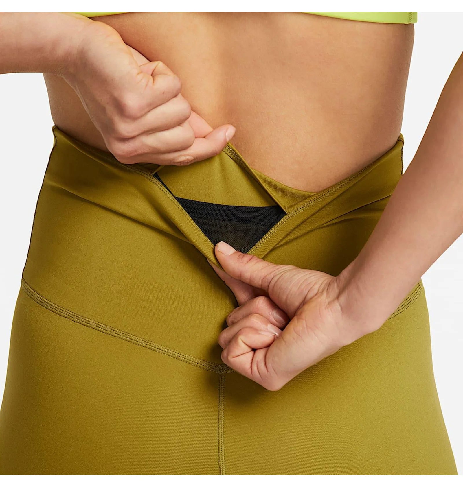 [DV9022-390] WOMENS NIKE DRI-FIT ONE HIGH-WAISTED 7" YOGA SHORTS