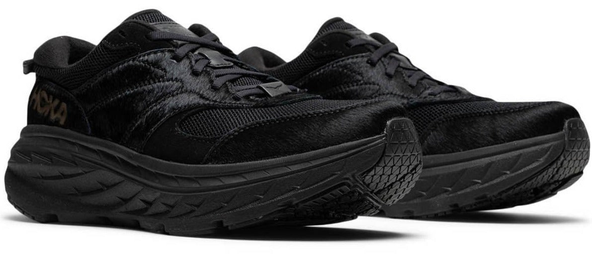 [1127734-BCWH] Mens Hoka One One BONDI L 'ENGINEERED GARMENTS BLACK COW HAIR'