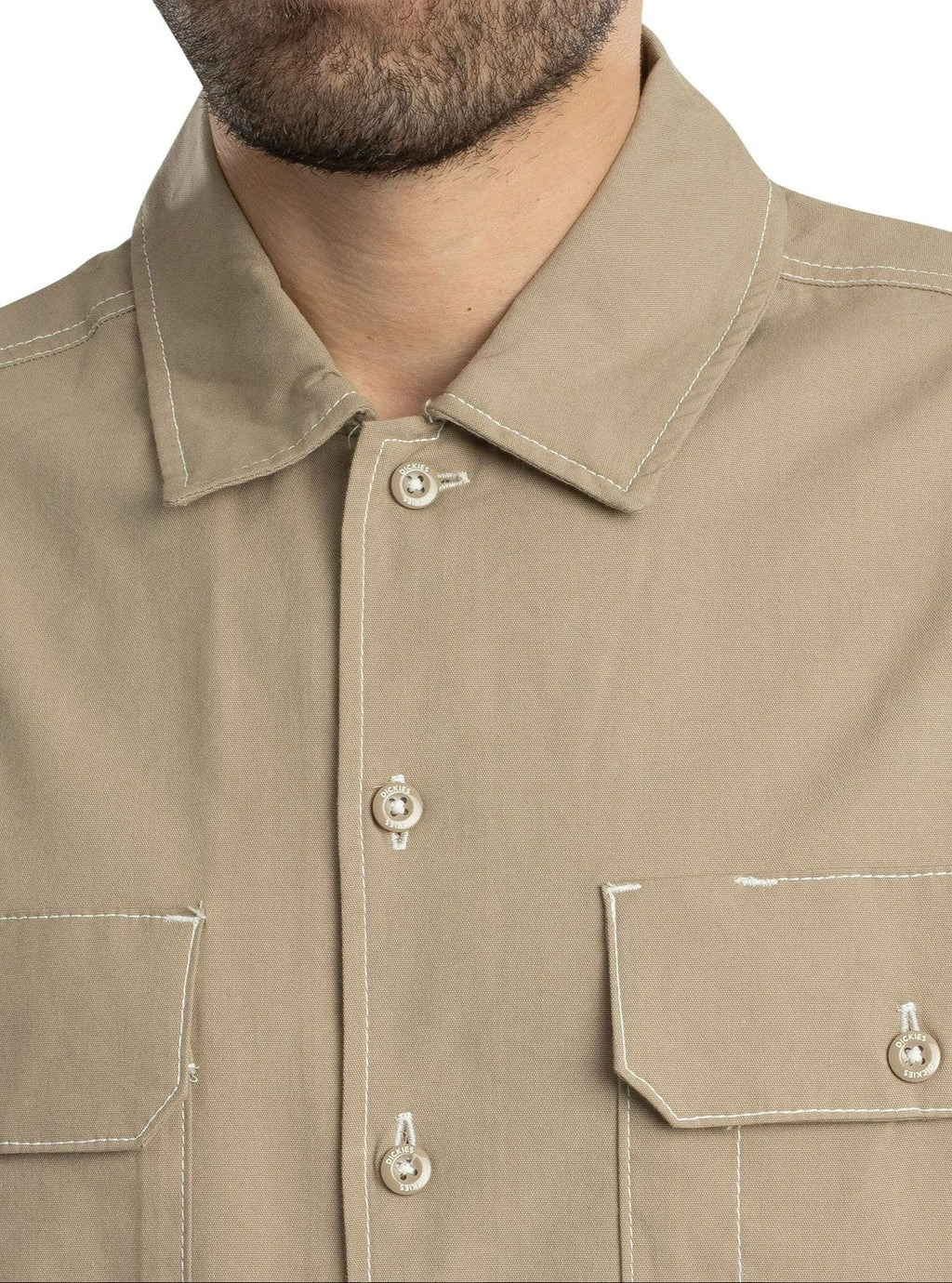 [A4Z7R0DS] MENS DICKIES RIVERBEND SHORTSLEEVED WORK SHIRT
