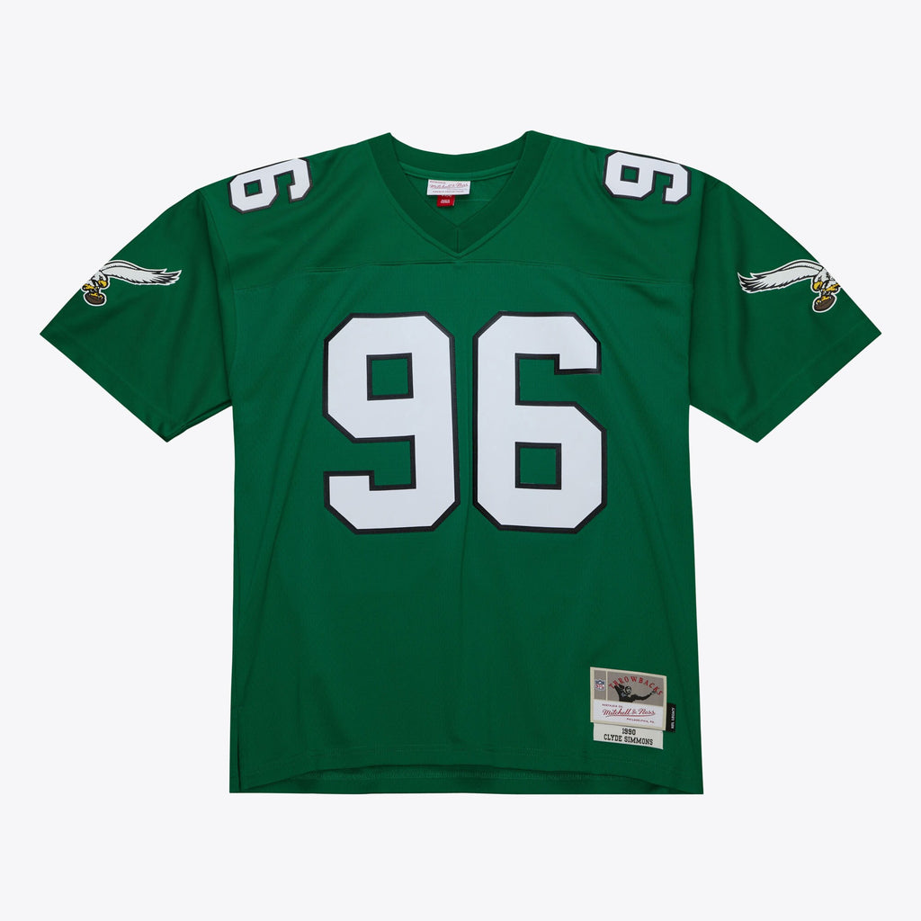 Mens Mitchell & Ness NFL DARK JERSEY EAGLES 1990 CLYDE SIMMONS