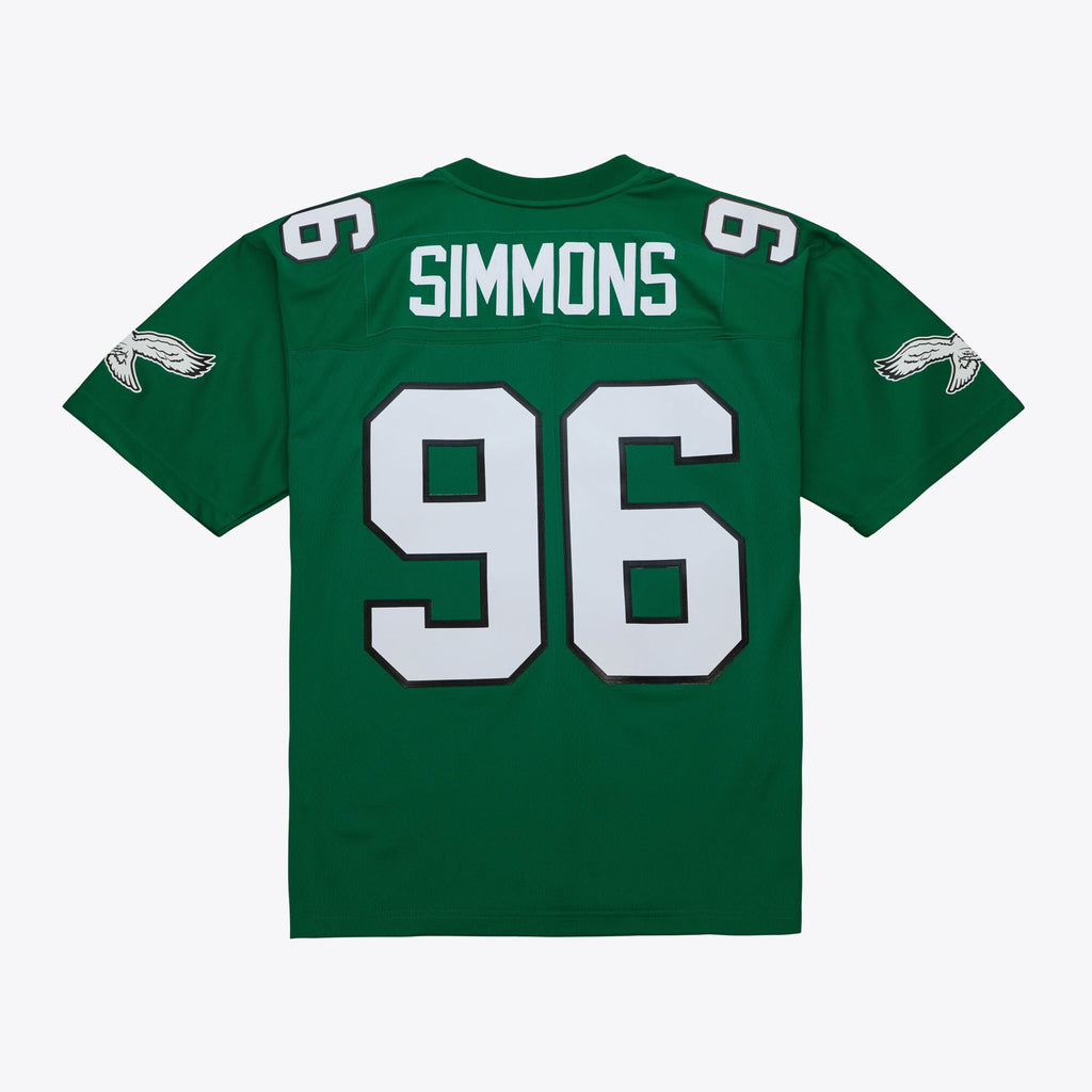 Mens Mitchell & Ness NFL DARK JERSEY EAGLES 1990 CLYDE SIMMONS