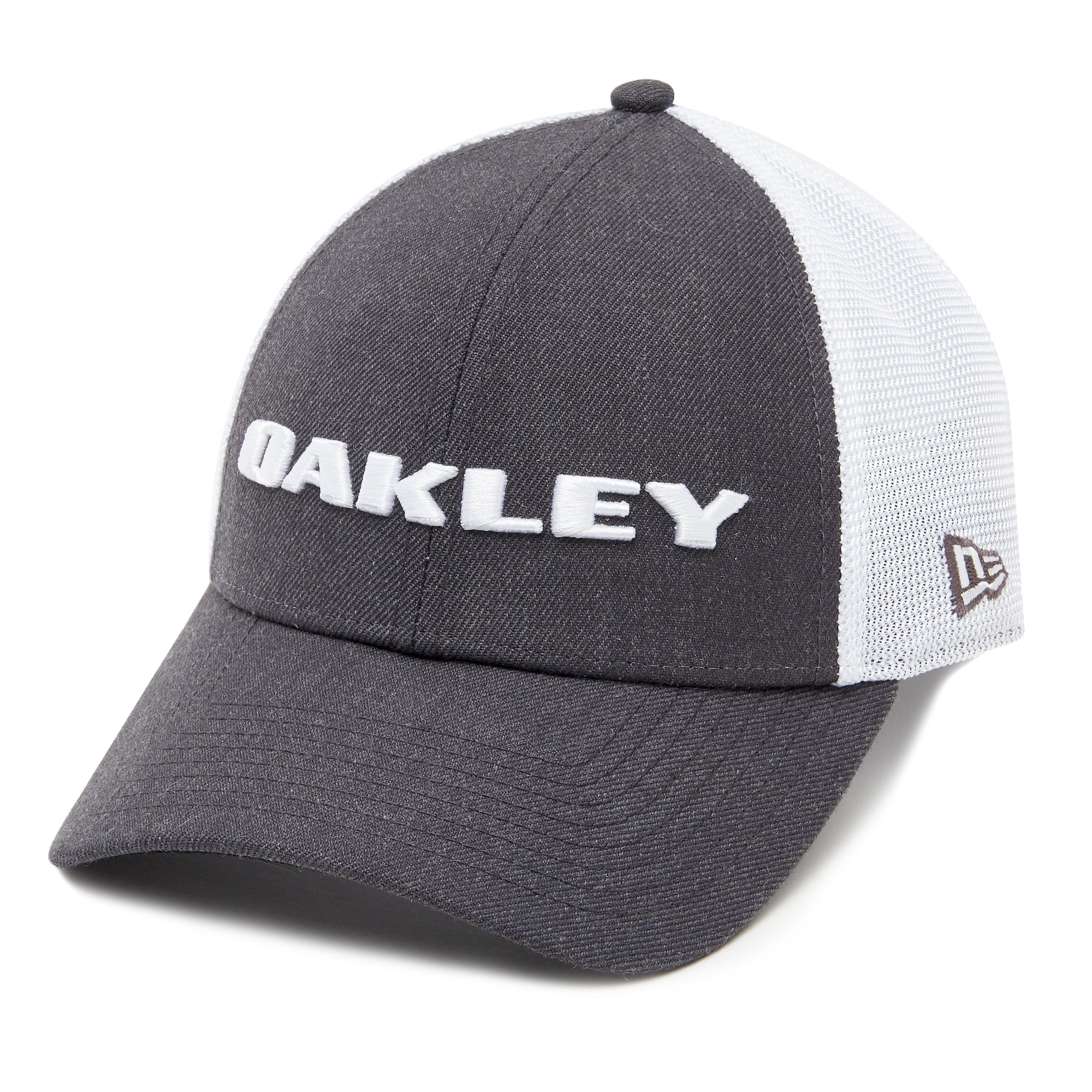 [911523-00N] MENS OAKLEY HEATHER NEW ERA HAT - GRAPHITE