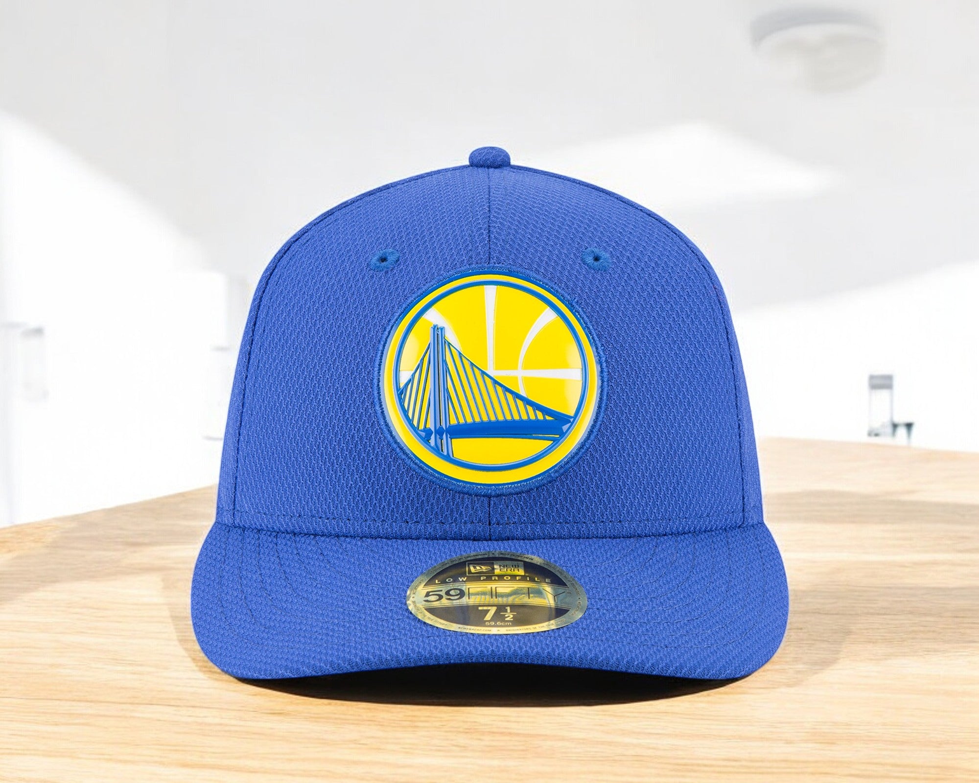 [80451989] Mens New Era NBA Golden State Warriors Beveled Team 59Fifty Fitted
