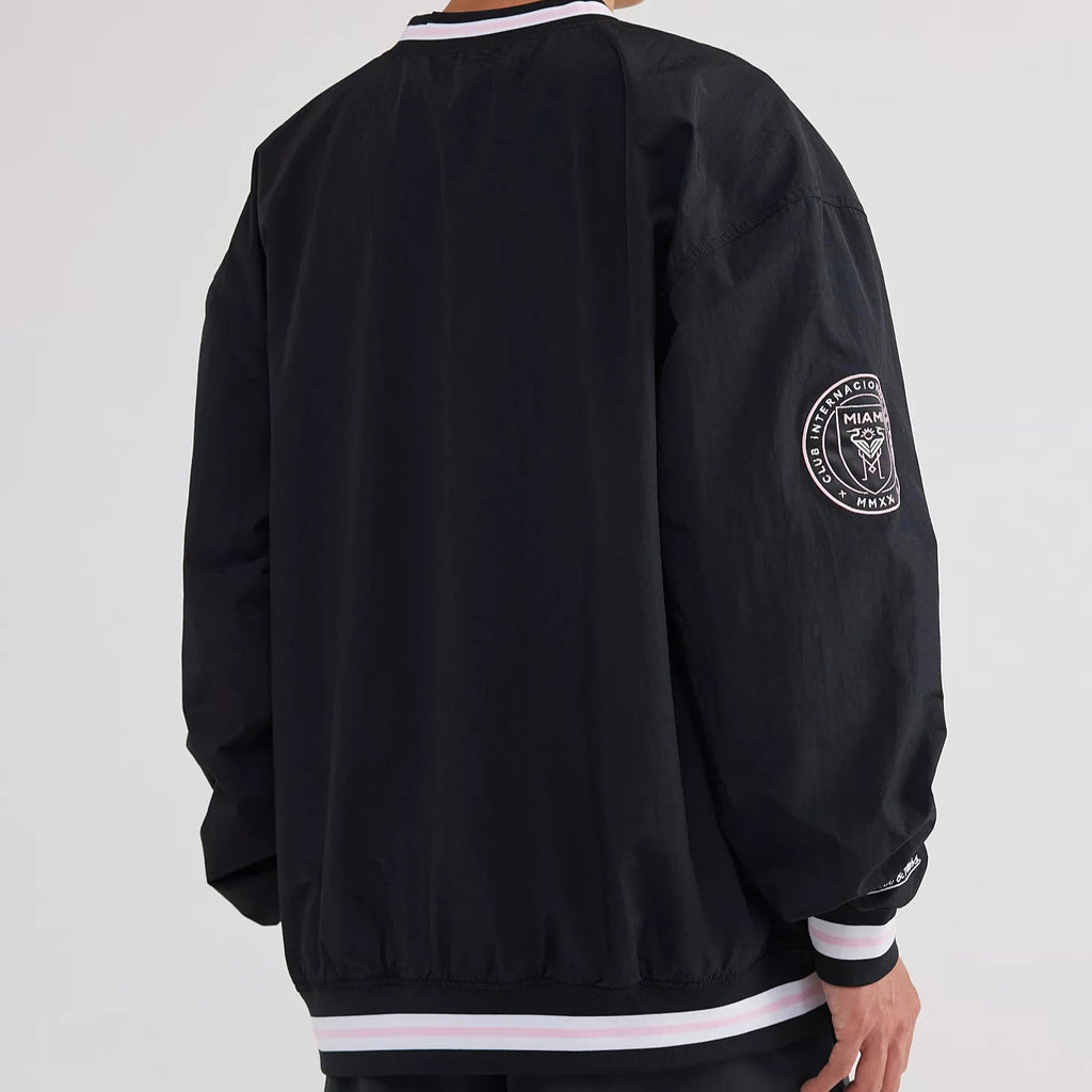 MENS MITCHELL & NESS MLS CLASSIC NYLON PULLOVER CURRENT LOGO MIAMI CF
