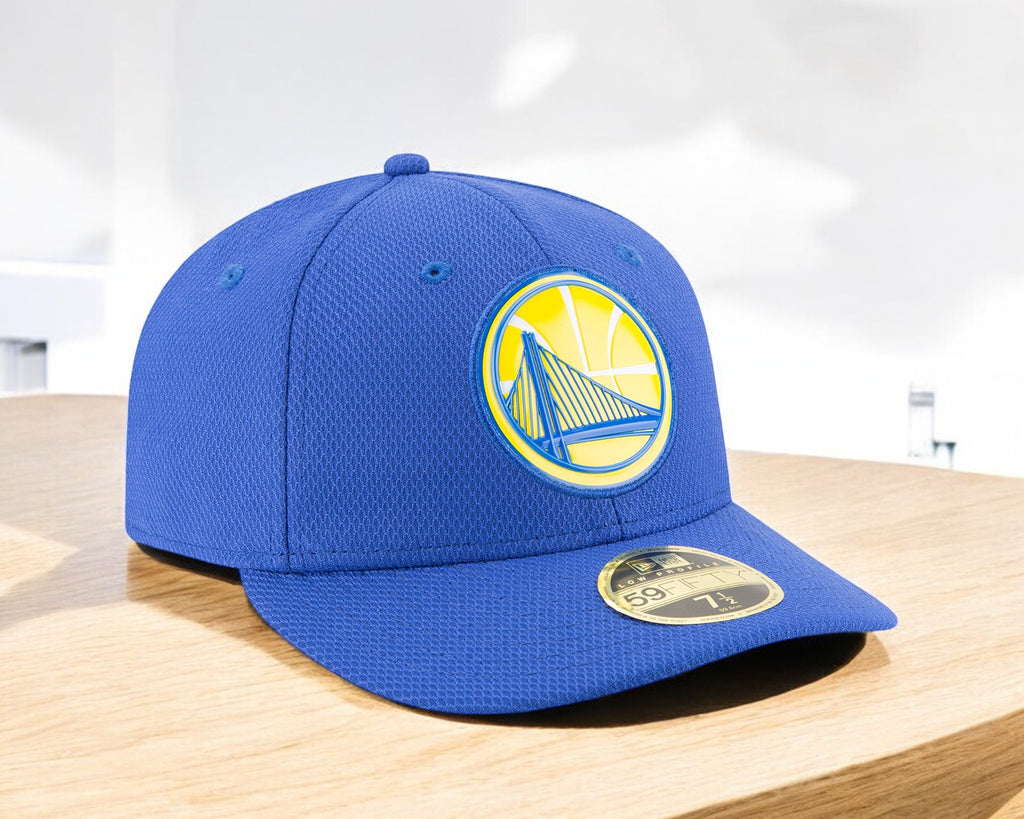 [80451989] Mens New Era NBA Golden State Warriors Beveled Team 59Fifty Fitted