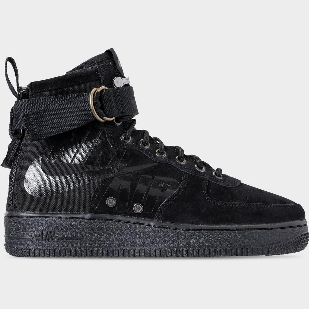 [917753-008] MENS NIKE SF AIR FORCE 1 MID 'BLACK COOL GREY'