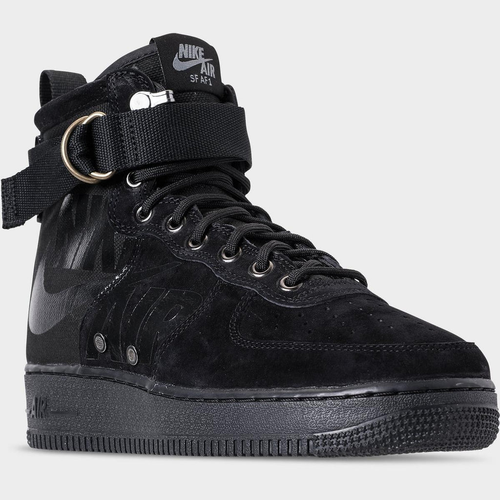 [917753-008] MENS NIKE SF AIR FORCE 1 MID 'BLACK COOL GREY'