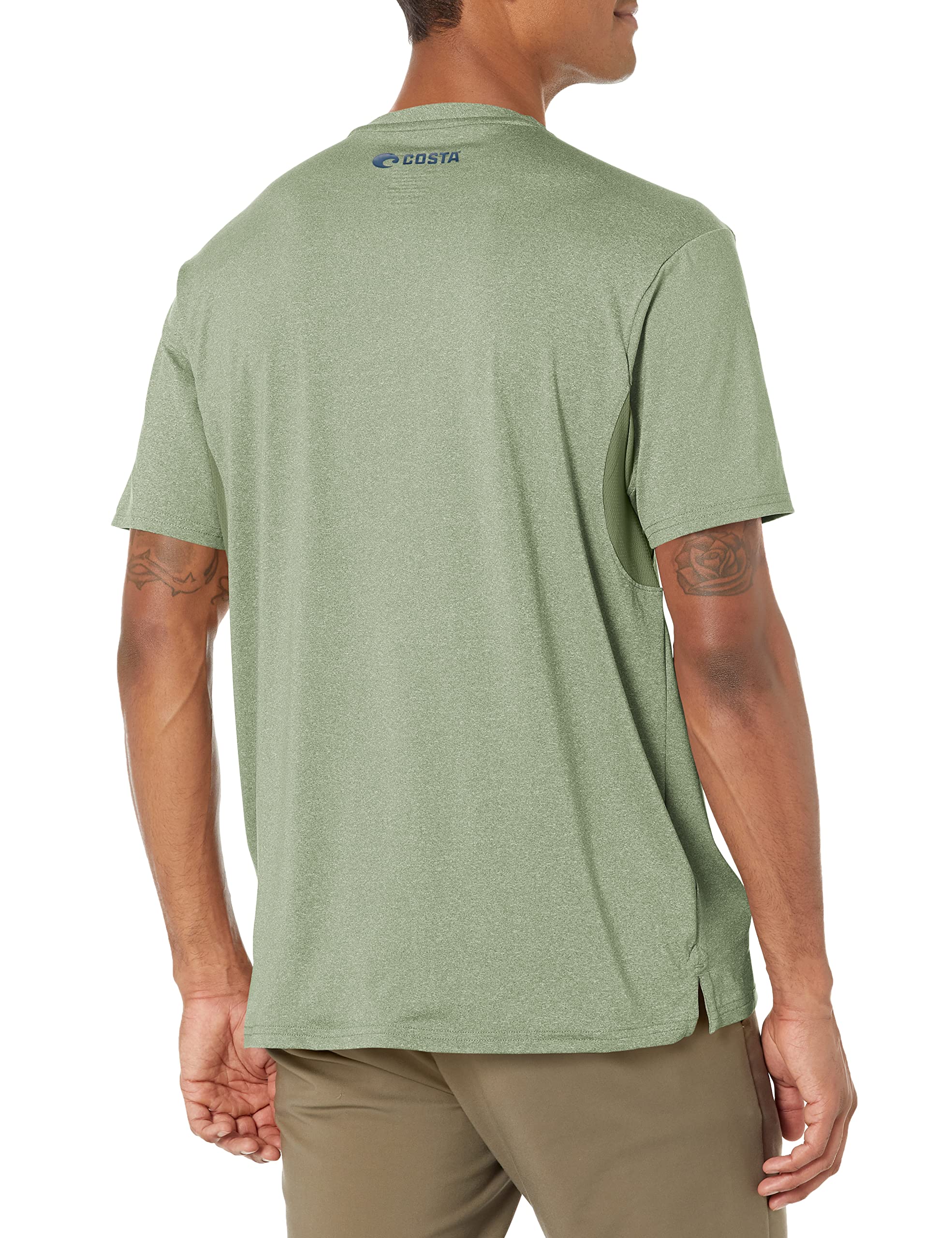 [FQA400699-7DN] MENS COSTA SHORT SLEEVE VOYAGE PERFORMANCE SHIRT