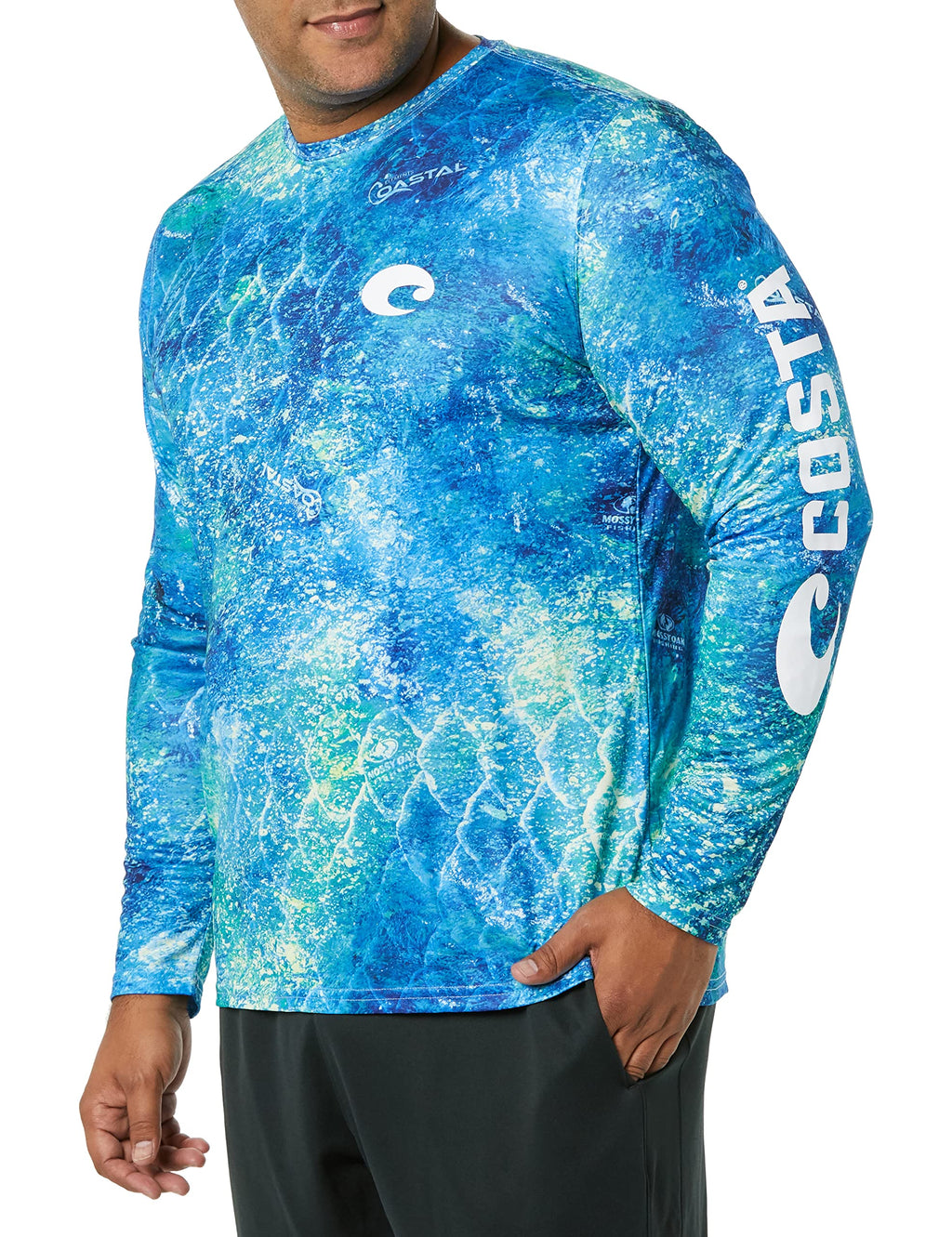 [FQA400604-6ZC] MENS COSTA TECH MOSSY OAK COASTAL CREW