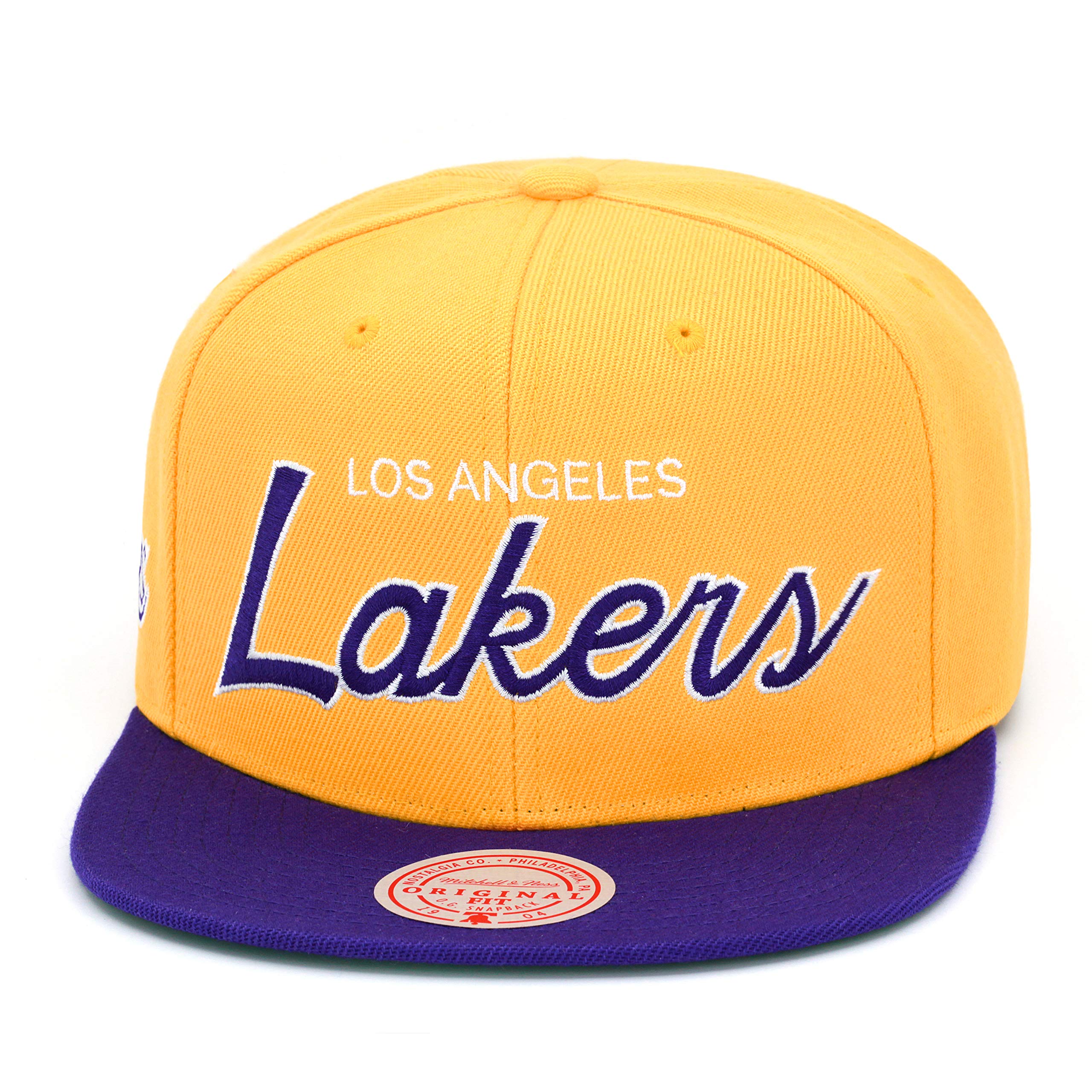 Mens MITCHELL & NESS NBA SPORTS SPECIALTY SNAPBACK HWC LAKERS