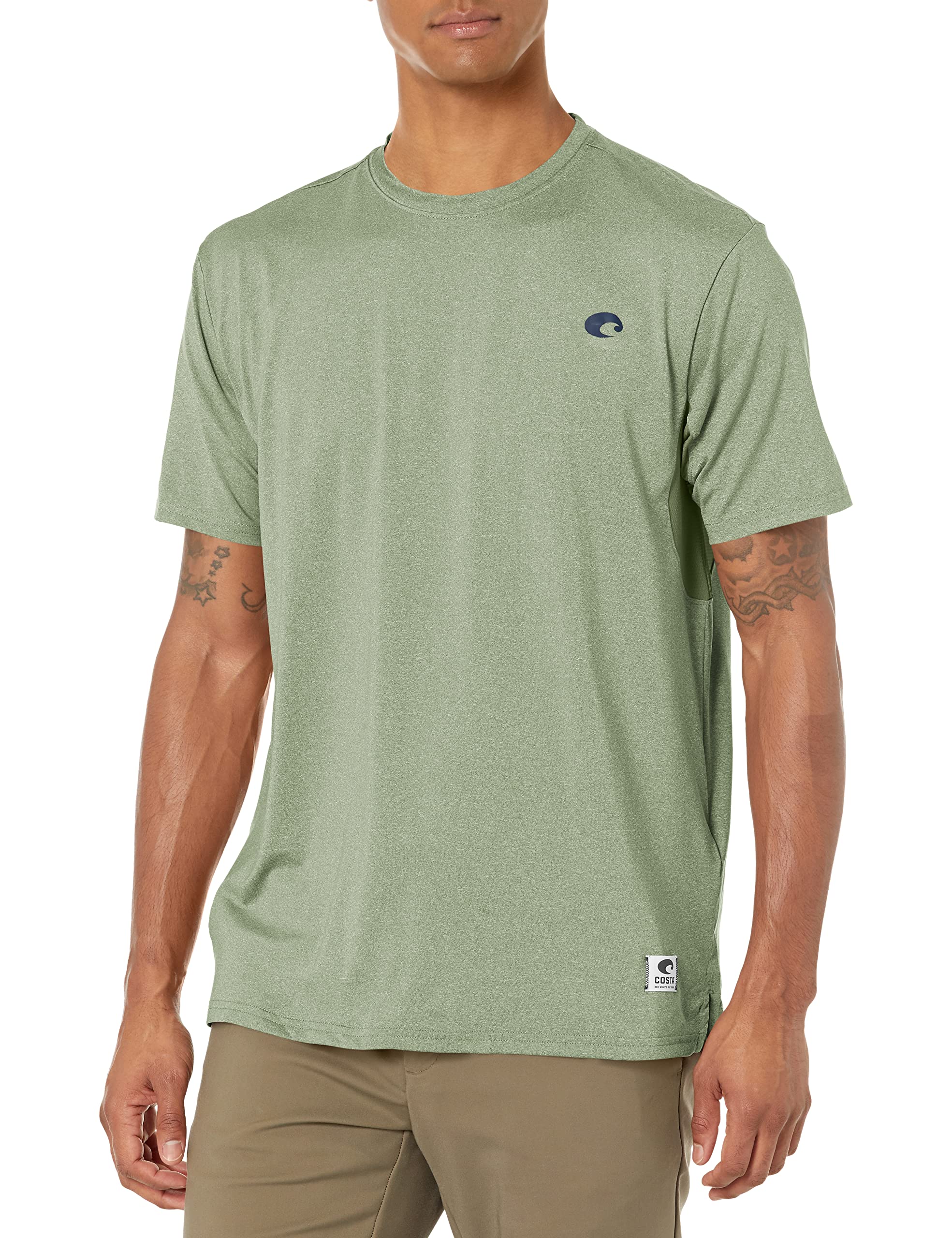 [FQA400699-7DN] MENS COSTA SHORT SLEEVE VOYAGE PERFORMANCE SHIRT