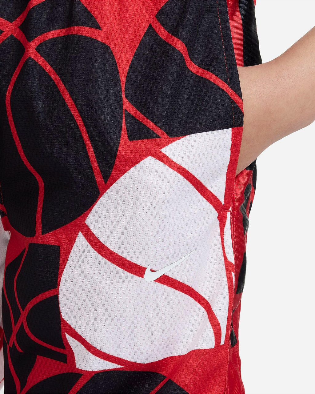[DX5513-657] YOUTH NIKE DRI-FIT ELITE BIG KIDS' PRINTED BASKETBALL SHORTS