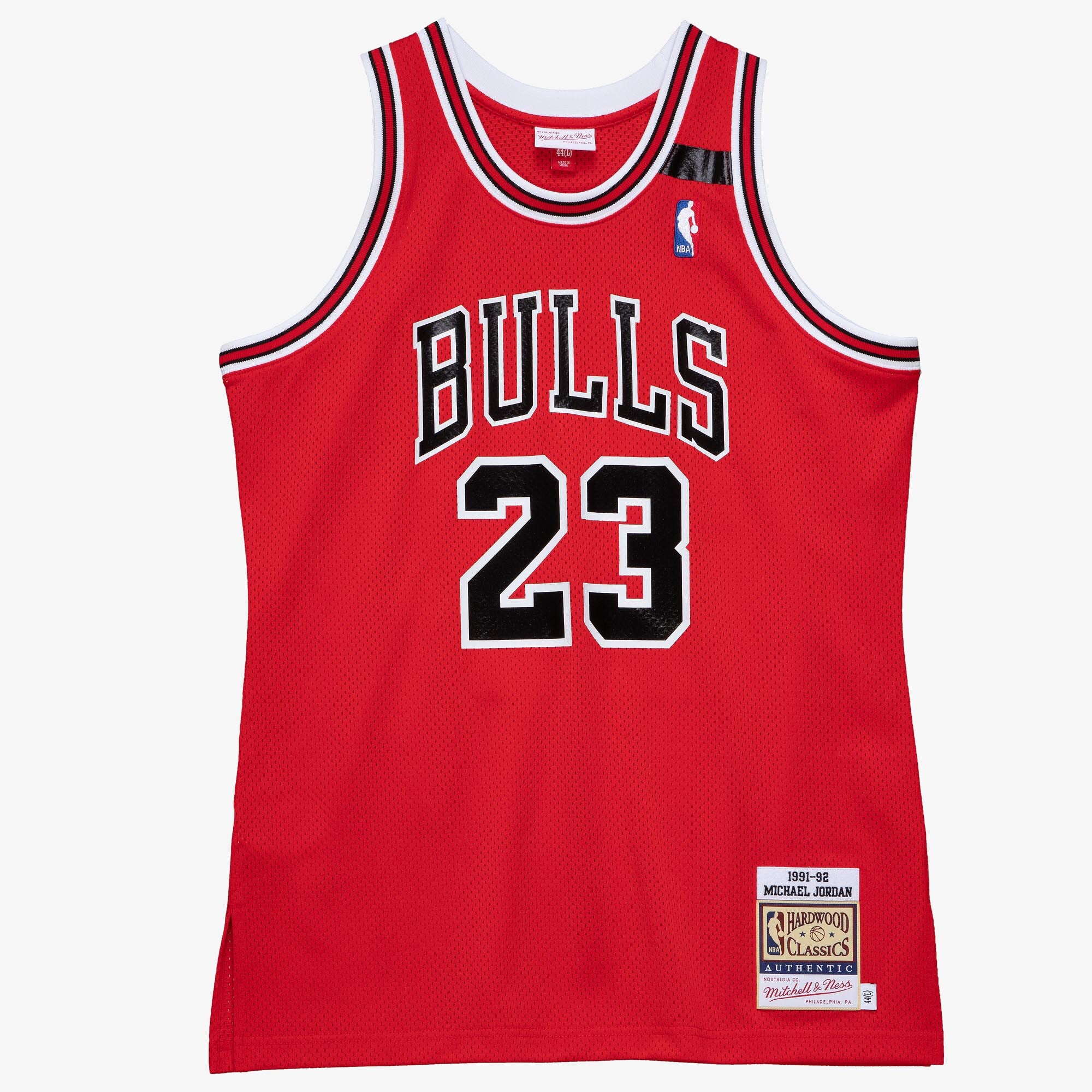 MENS MITCHELL & NESS AUTHENTIC JERSEY '1991 CHICAGO BULLS MICHAEL JORDAN #23'