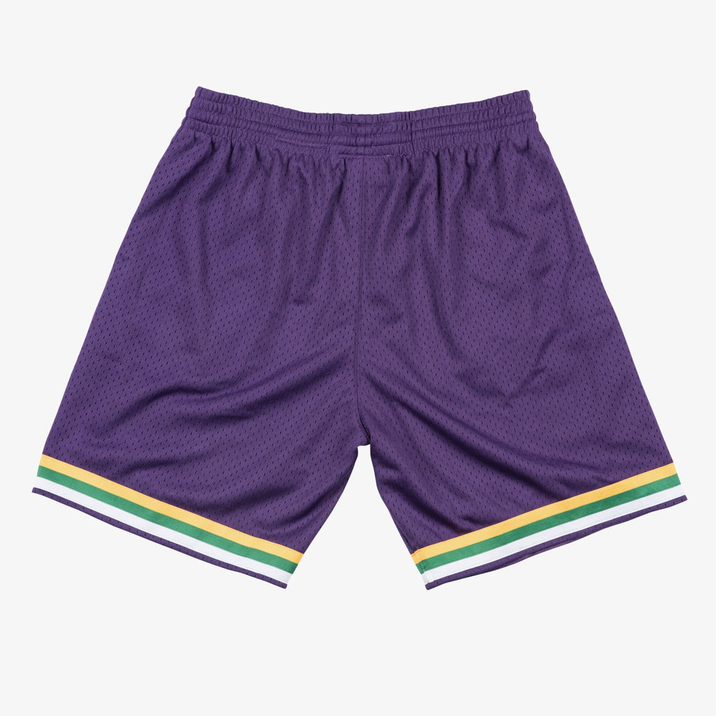 MENS MITCHELL & NESS NBA ROAD SWINGMAN SHORTS JAZZ 91-92