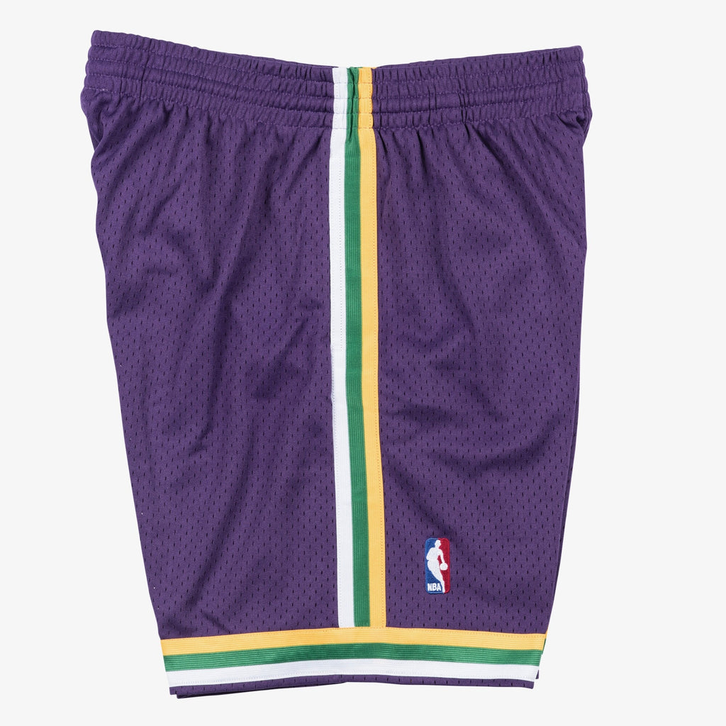 MENS MITCHELL & NESS NBA ROAD SWINGMAN SHORTS JAZZ 91-92