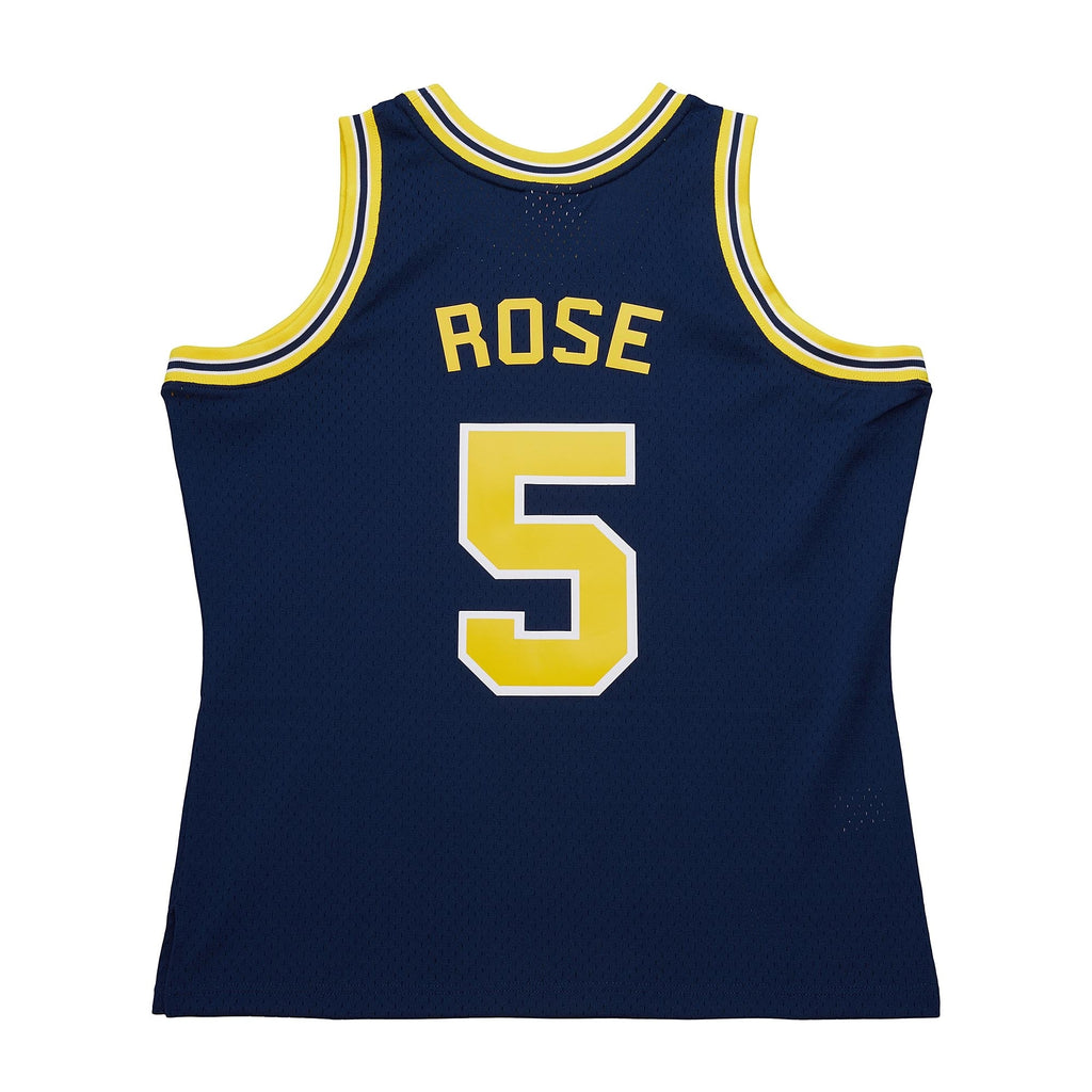 Mens Mitchell & Ness NCAA DARK JERSEY MICHIGAN 1991 JALEN ROSE