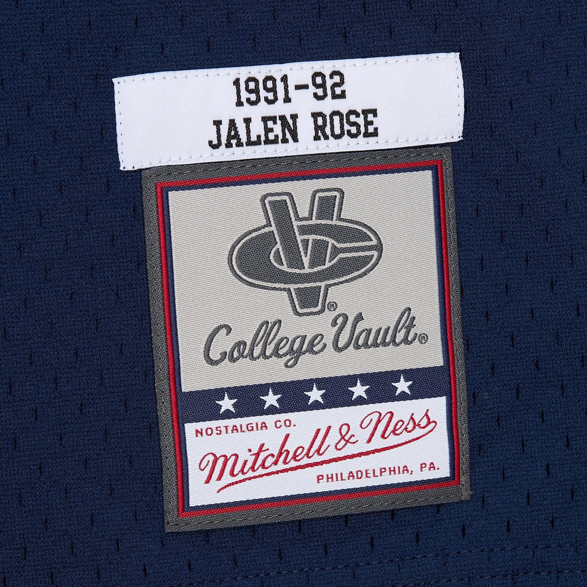 Mens Mitchell & Ness NCAA DARK JERSEY MICHIGAN 1991 JALEN ROSE