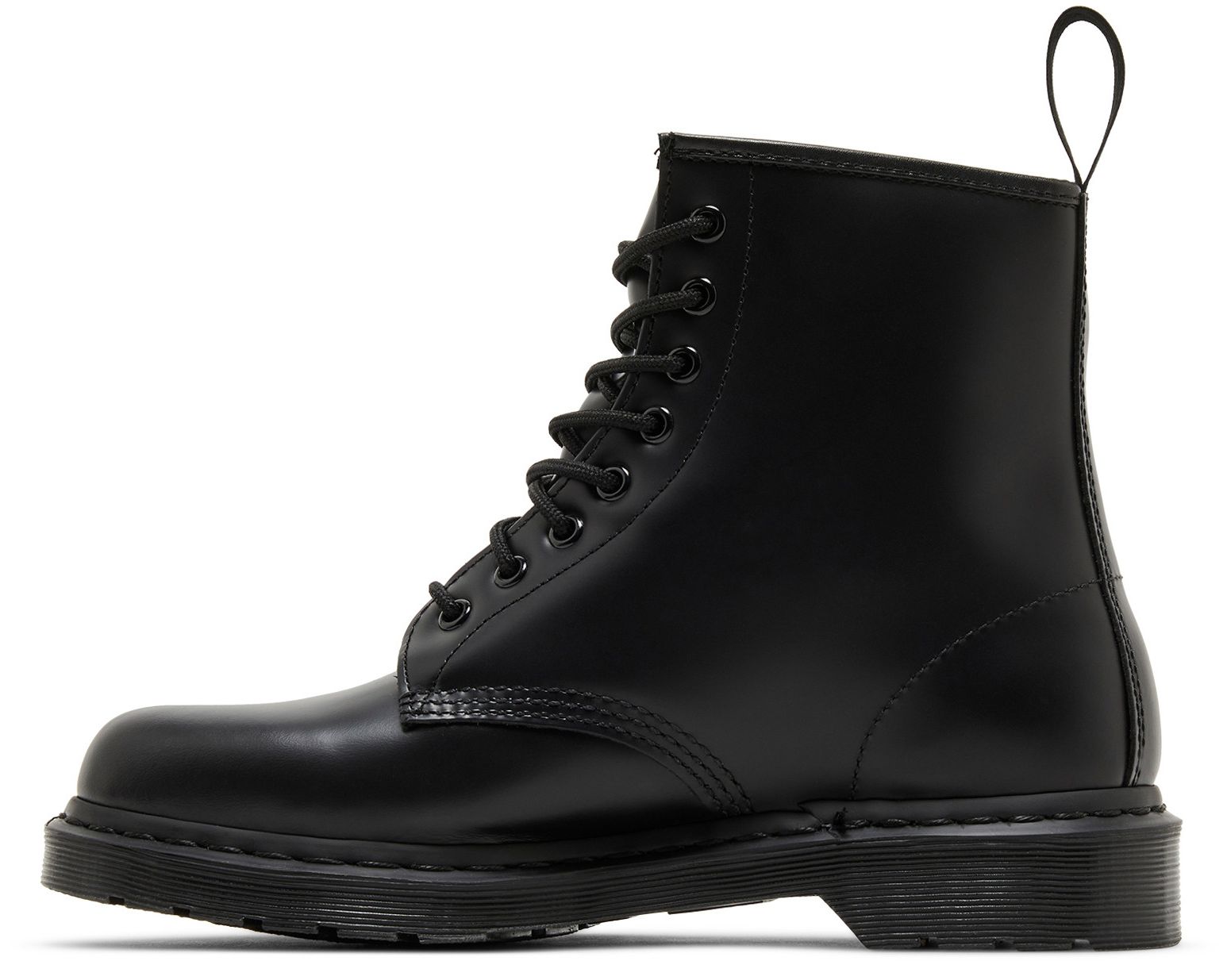 [14353001] UNISEX DR. MARTENS 1460 MONO SMOOTH LEATHER LACE UP BOOTS