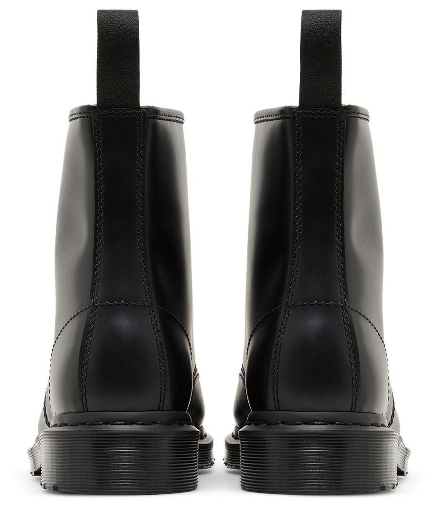 [14353001] UNISEX DR. MARTENS 1460 MONO SMOOTH LEATHER LACE UP BOOTS
