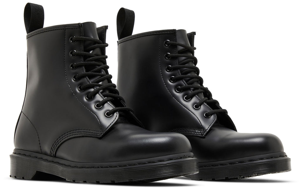 [14353001] UNISEX DR. MARTENS 1460 MONO SMOOTH LEATHER LACE UP BOOTS