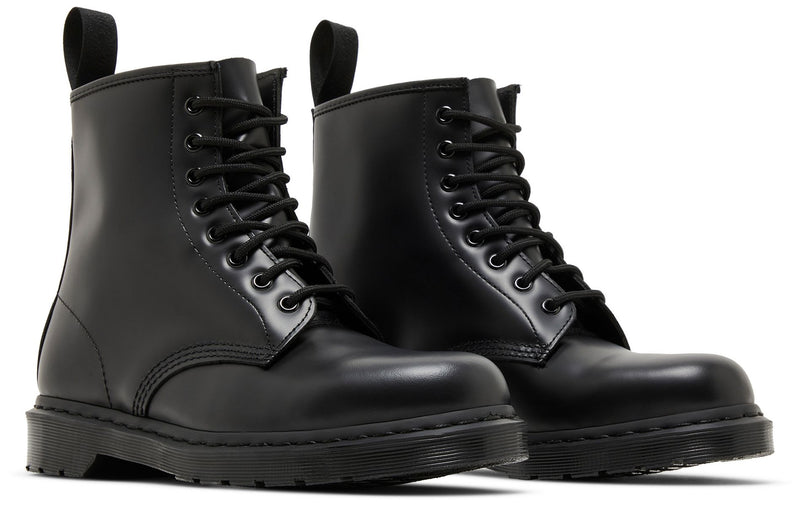 [14353001] UNISEX DR. MARTENS 1460 MONO SMOOTH LEATHER LACE UP BOOTS