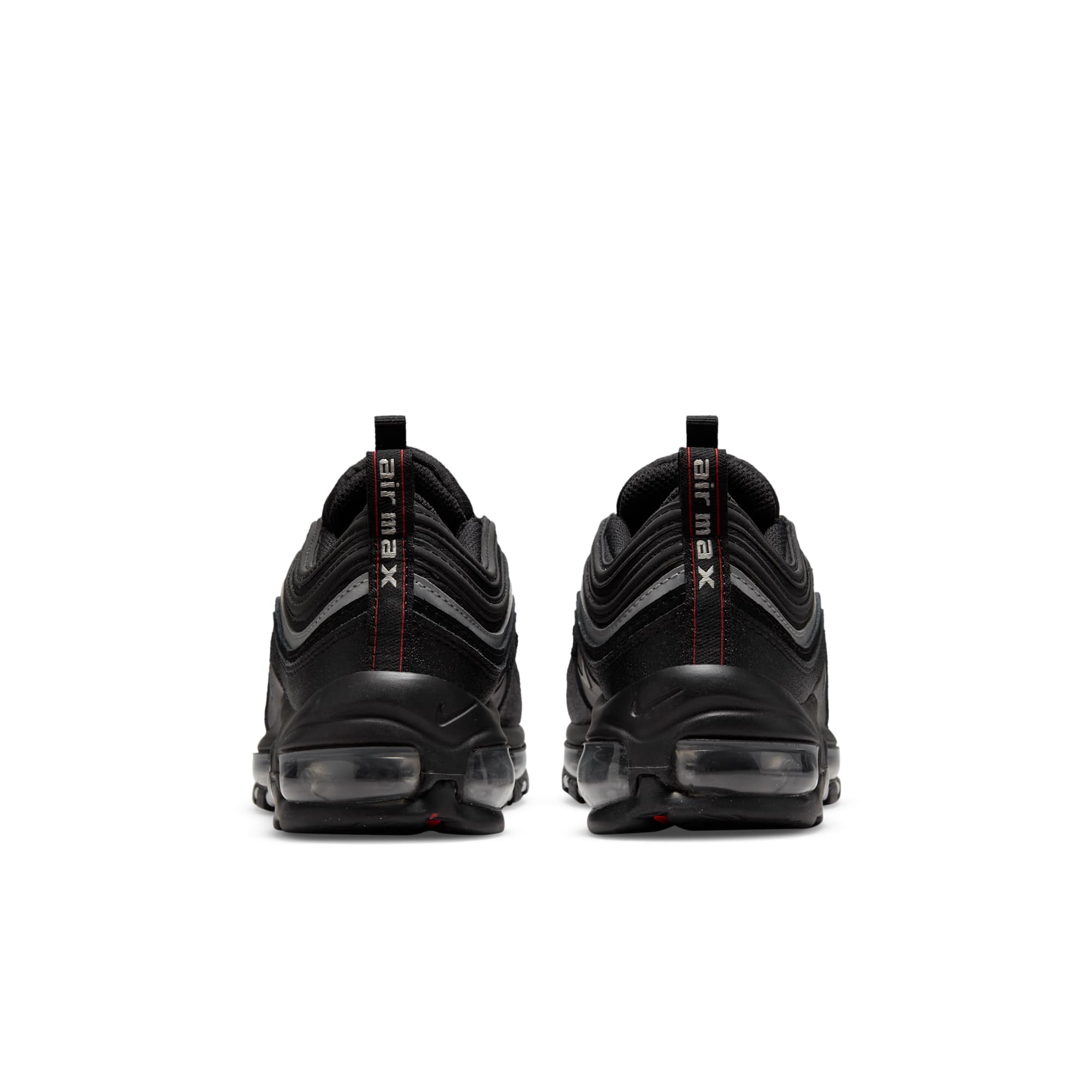 [921522-028] GRADE SCHOOL NIKE AIR MAX 97 'BLACK SILVER RED'