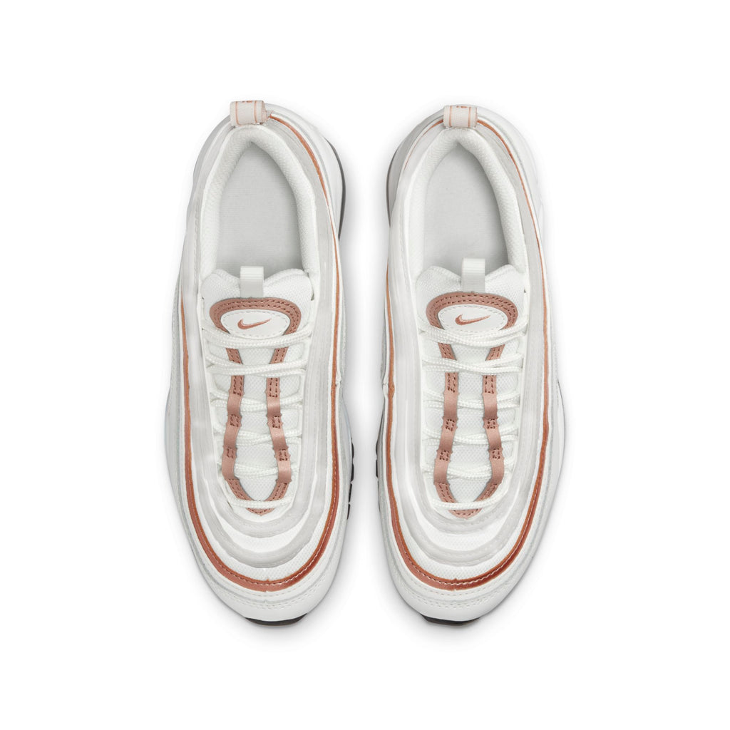 [921522-109] Grade School Nike AIR MAX 97 GS 'WHITE METALLIC RED BRONZE'