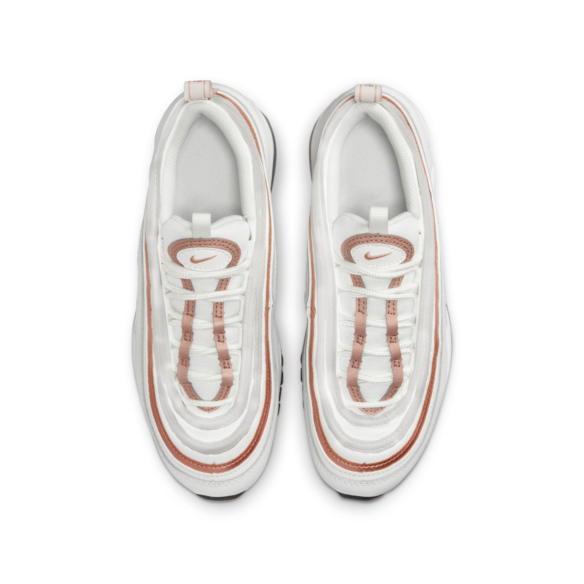 [921522-109] Grade School Nike AIR MAX 97 GS 'WHITE METALLIC RED BRONZE'