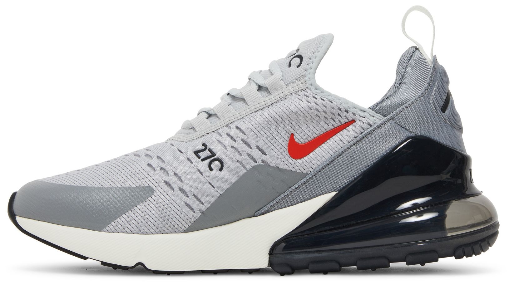 [DR8616-001] MENS NIKE AIR MAX 270 'GREY FOG TEAM ORANGE SAIL'