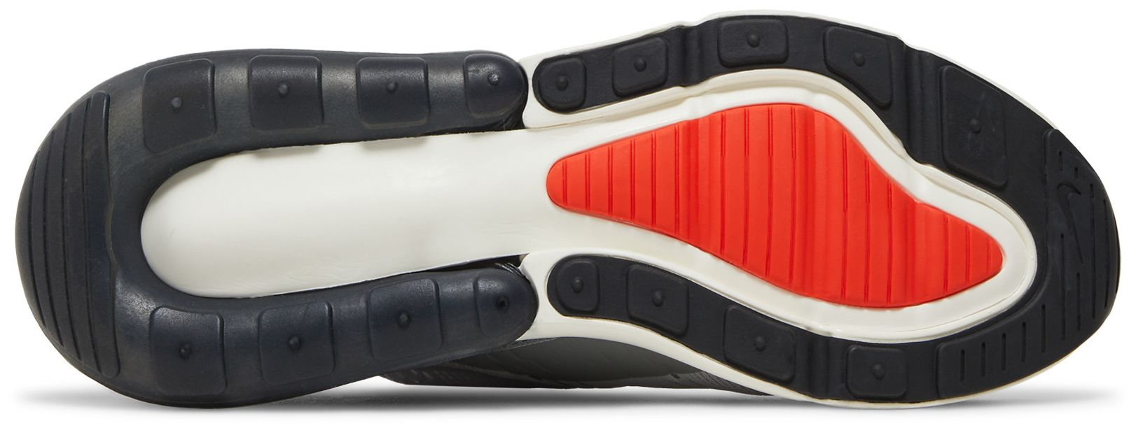[DR8616-001] MENS NIKE AIR MAX 270 'GREY FOG TEAM ORANGE SAIL'