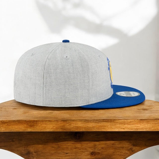 [70353707] Mens New Era NBA 950 2-Tone Heather Gray Snapback Cap Golden State Warriors
