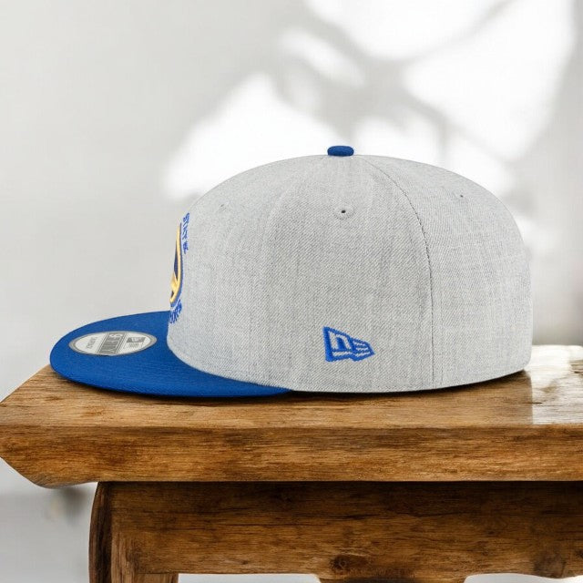 [70353707] Mens New Era NBA 950 2-Tone Heather Gray Snapback Cap Golden State Warriors