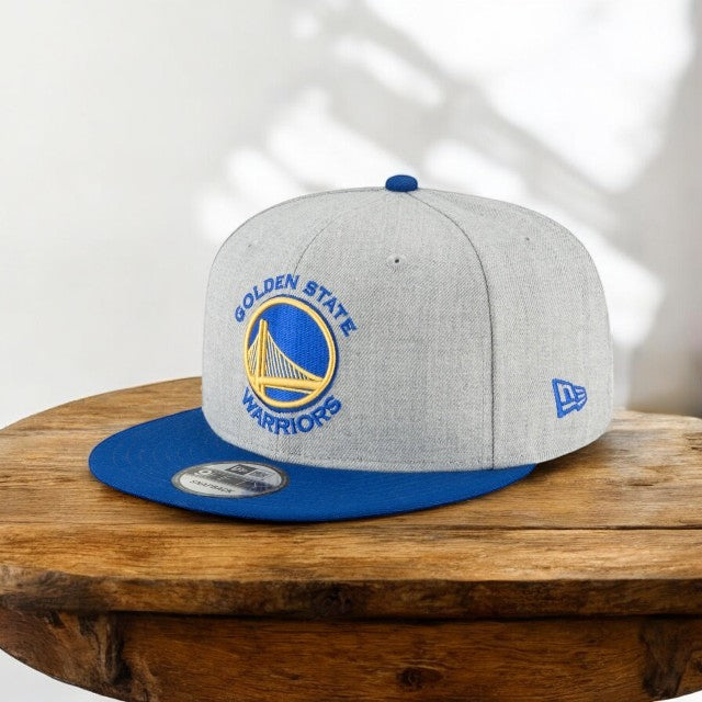 [70353707] Mens New Era NBA 950 2-Tone Heather Gray Snapback Cap Golden State Warriors
