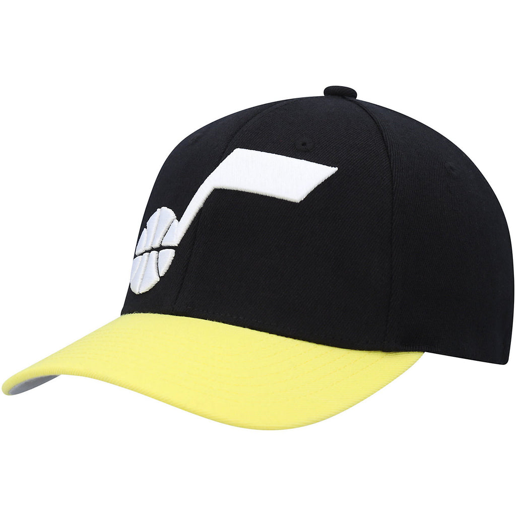 MENS MITCHELL & NESS NBA TEAM 2 TONE 2.0 STRETCH SNAPBACK JAZZ