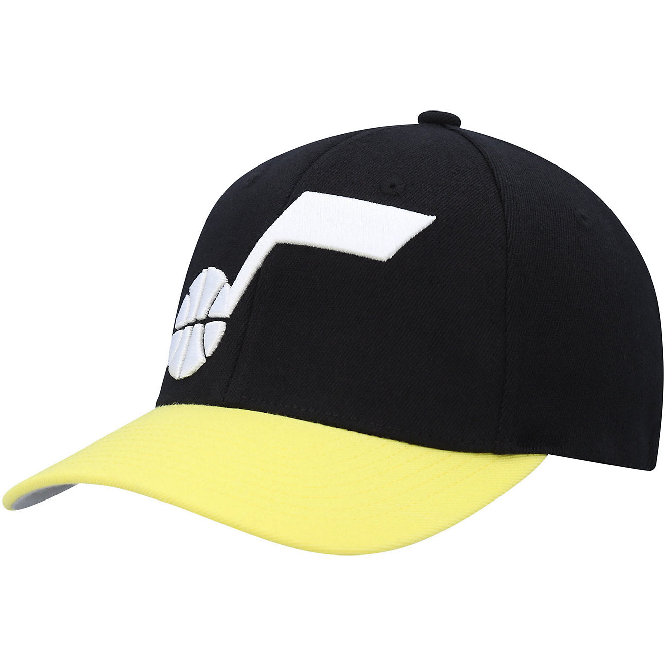 MENS MITCHELL & NESS NBA TEAM 2 TONE 2.0 STRETCH SNAPBACK JAZZ
