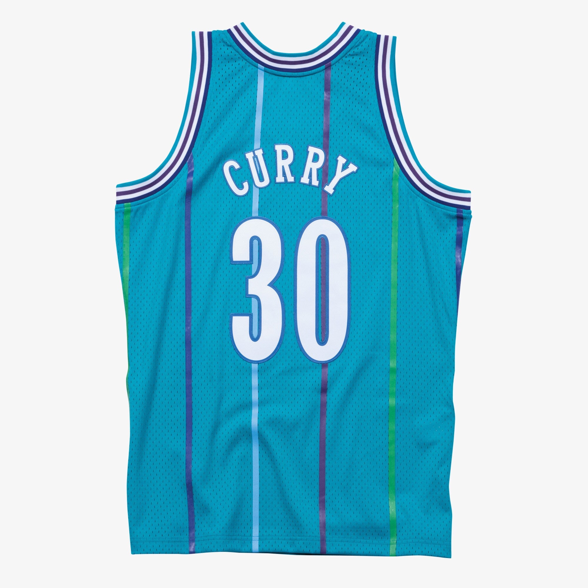 MENS MITCHELL & NESS NBA SWINGMAN ROAD JERSEY HORNETS 1992 DELL CURRY