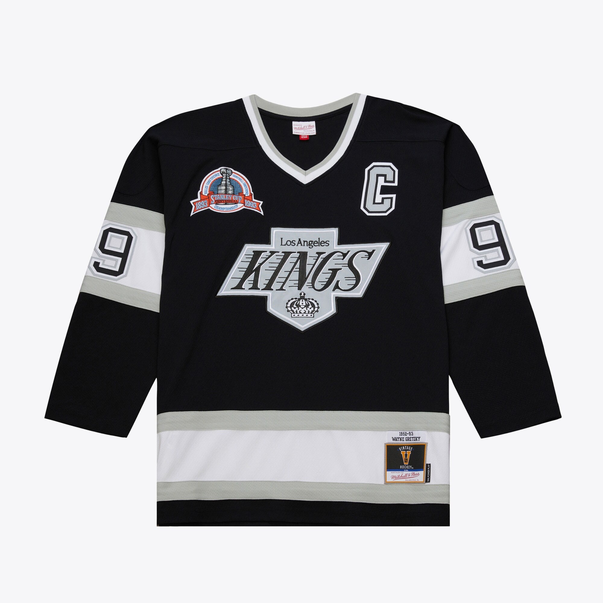 Mens Mitchell & Ness NHL DARK JERSEY KINGS 1992 WAYNE GRETZKY