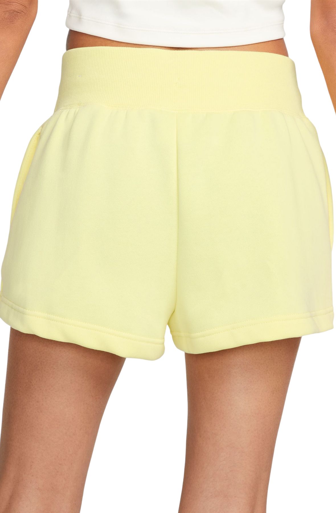 [FD1409-706] WOMENS NIKE PHOENIX FLEECE HIGH-RISE SHORTS