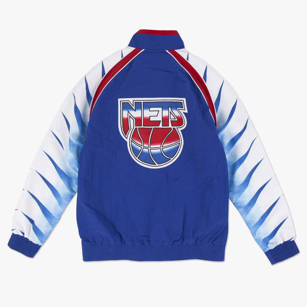 MENS MITCHELL & NESS NBA AUTHENTIC WARM UP JACKET NETS 93-94
