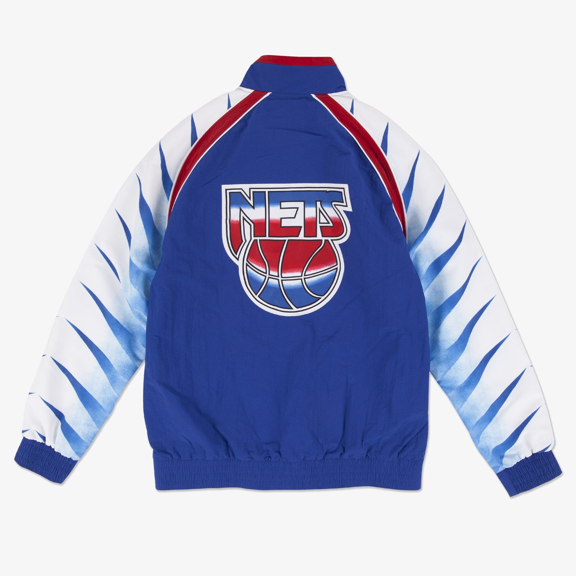 MENS MITCHELL & NESS NBA AUTHENTIC WARM UP JACKET NETS 93-94