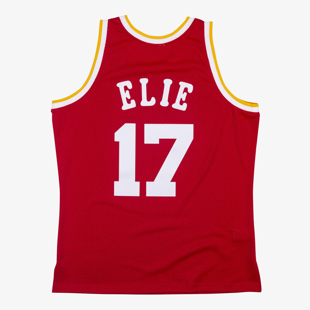 MENS MITCHELL & NESS NBA SWINGMAN JERSEY ROCKETS 1993 MARIO ELIE