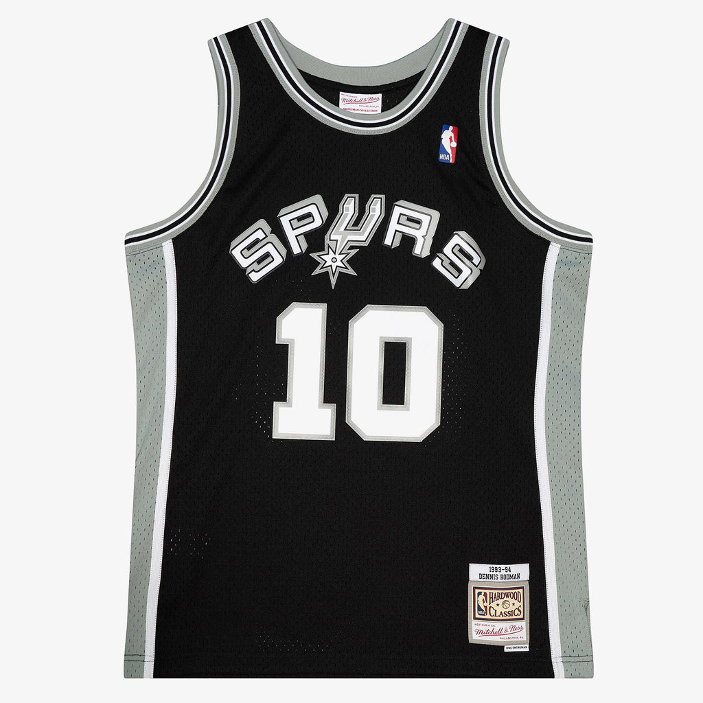 MENS MITCHELL & NESS NBA DARK JERSEY SPURS 1993 DENNIS RODMAN