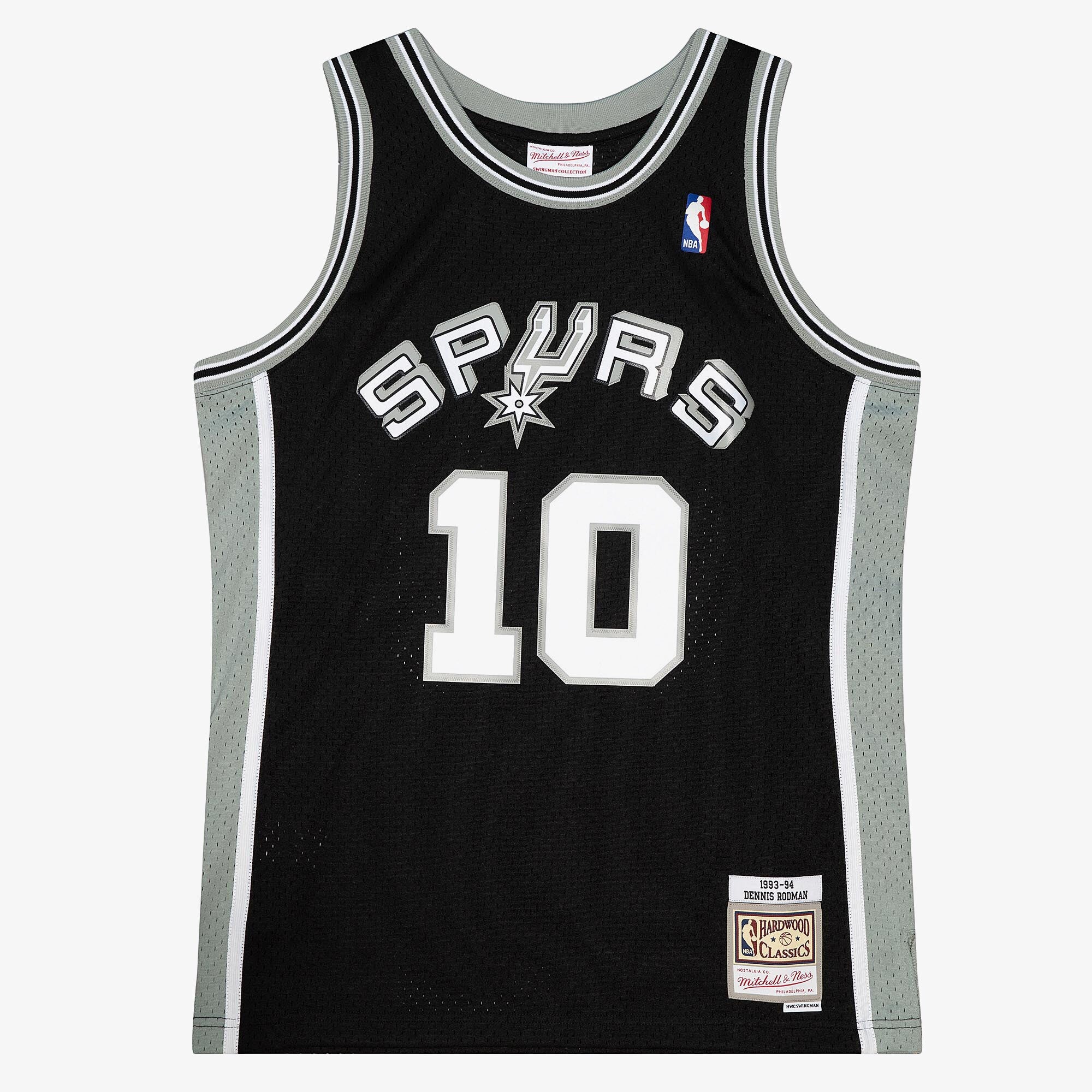 MENS MITCHELL & NESS NBA DARK JERSEY SPURS 1993 DENNIS RODMAN