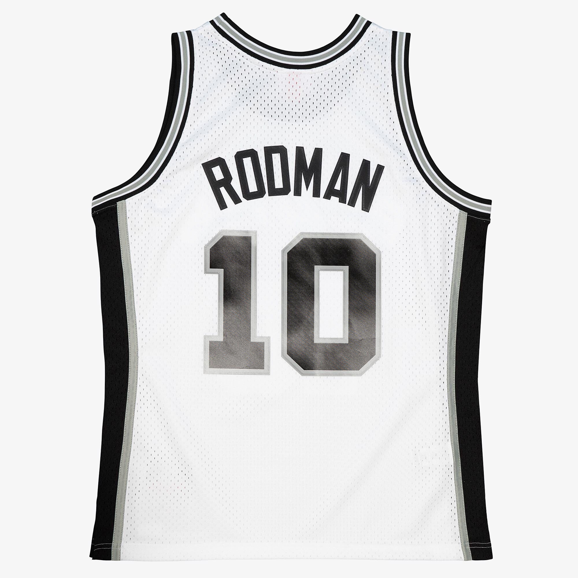 MENS MITCHELL & NESS NBA WHITE JERSEY SPURS 1993 DENNIS RODMAN