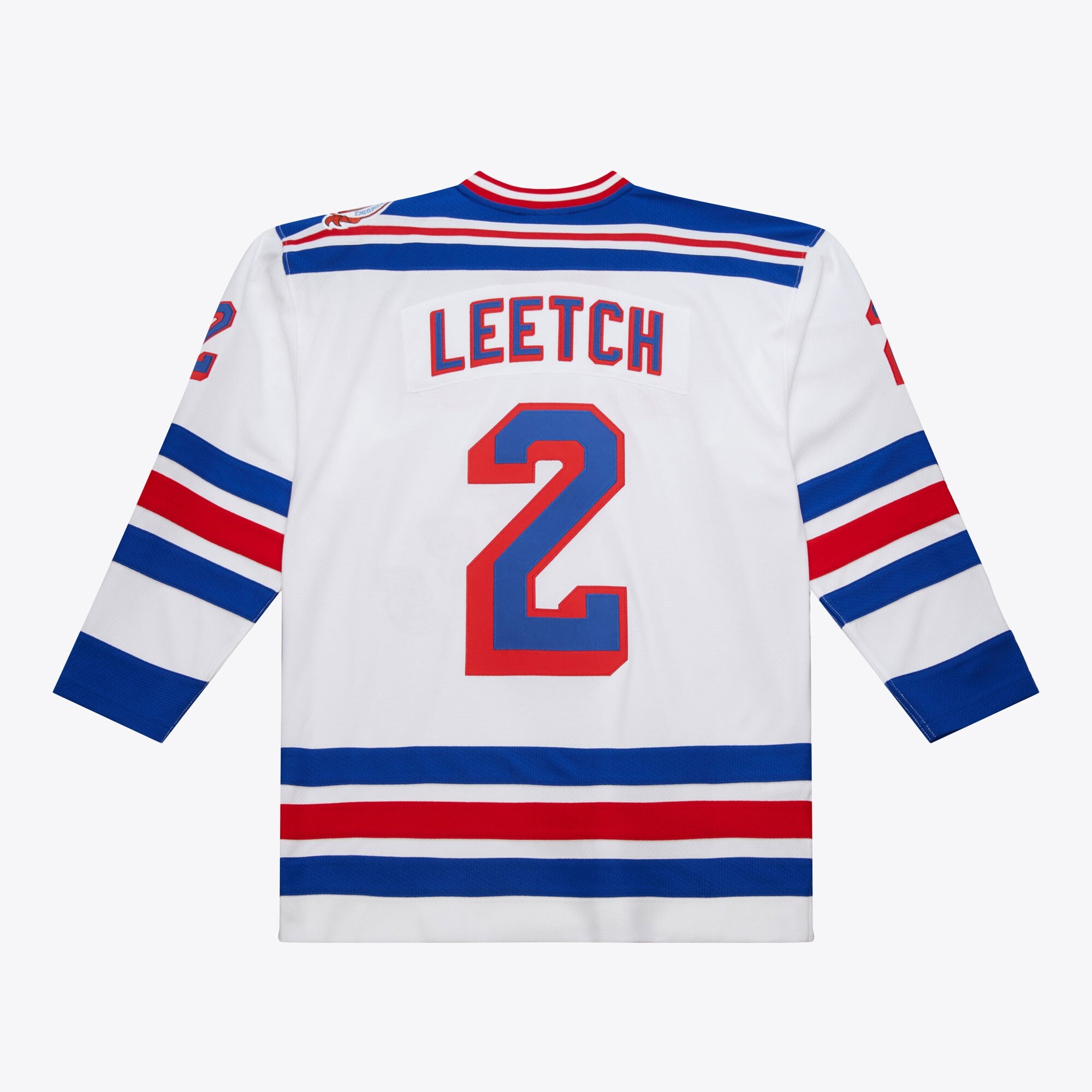 Mens Mitchell & Ness NHL WHITE JERSEY RANGERS 1993 BRIAN LEETCH