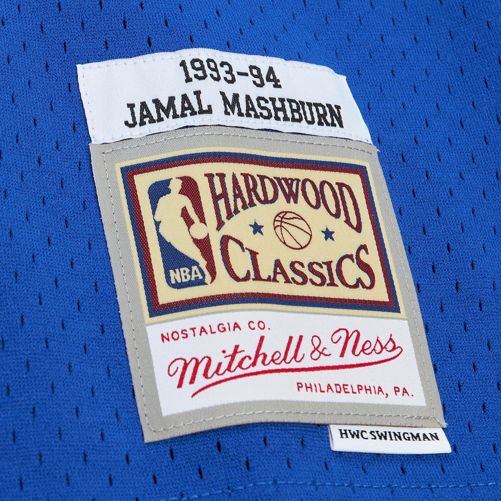 MENS MITCHELL & NESS NBA JERSEY MAVERICKS 1993 JAMAL MASHBURN